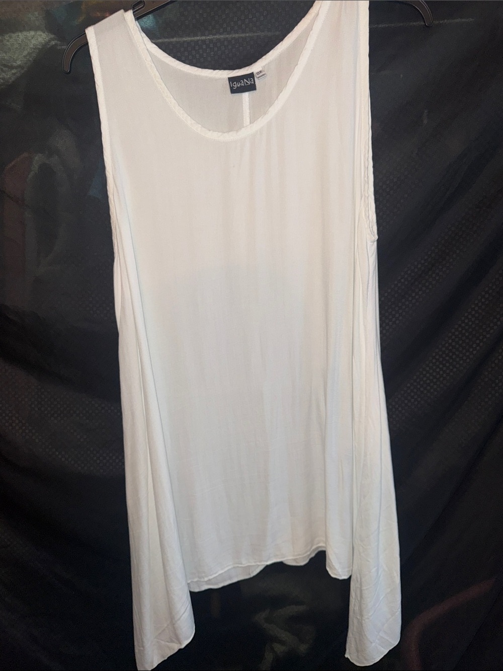 White Flowing Tank Top - Lightweight Women’s Layering Tee